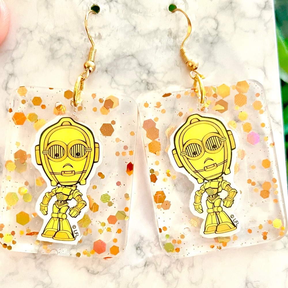 C-3PO Star Wars Earrings